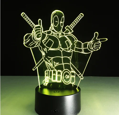 3D Visual LED Night Light - Touch & Remote Control Eagle
