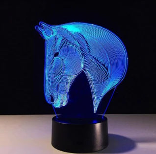 3D Visual LED Night Light - Touch & Remote Control Eagle