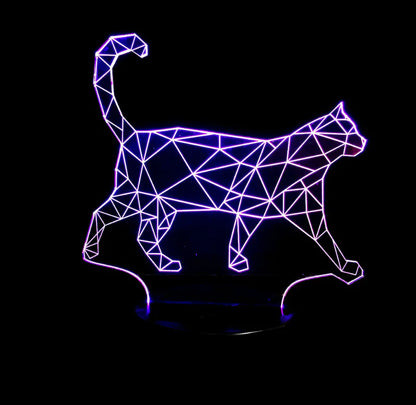 3D Visual LED Night Light - Touch & Remote Control Eagle