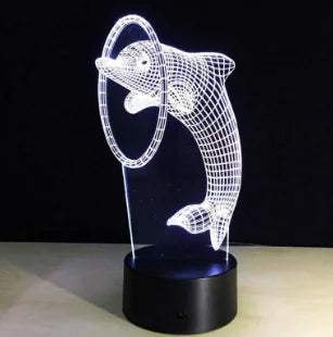 3D Visual LED Night Light - Touch & Remote Control Eagle