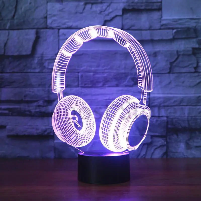 3D Visual LED Night Light - Touch & Remote Control Eagle