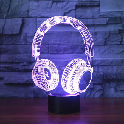 3D Visual LED Night Light - Touch & Remote Control Eagle
