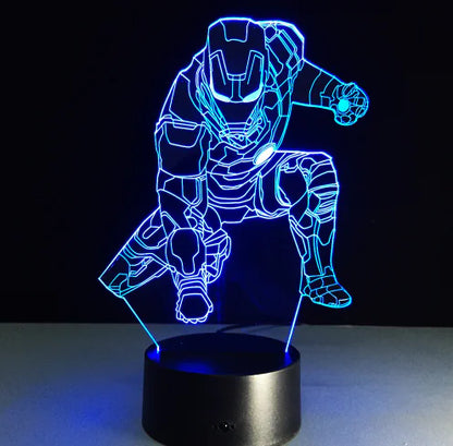 3D Visual LED Night Light - Touch & Remote Control Eagle