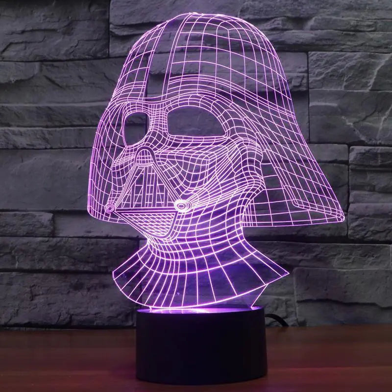 3D Visual LED Night Light - Touch & Remote Control Eagle