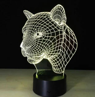 3D Visual LED Night Light - Touch & Remote Control Eagle