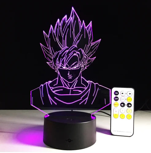 3D Visual LED Night Light - Touch & Remote Control Eagle