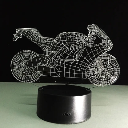 3D Visual LED Night Light - Touch & Remote Control Eagle