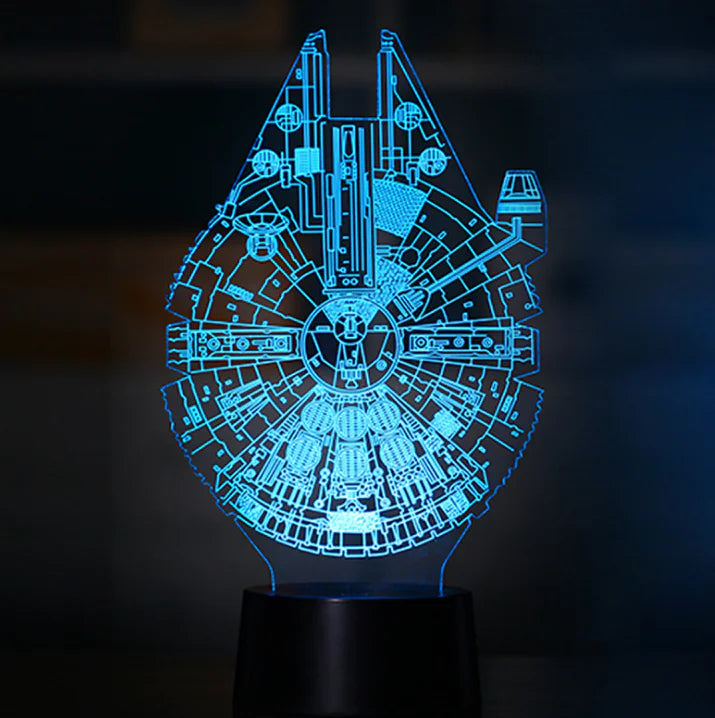 3D Visual LED Night Light - Touch & Remote Control Eagle
